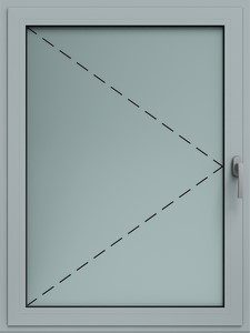 Stålvindu — dreievindu – design for Stålvinduer